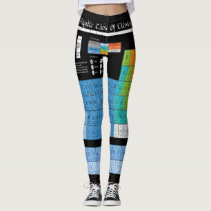 Periodical Table of elements Leggings