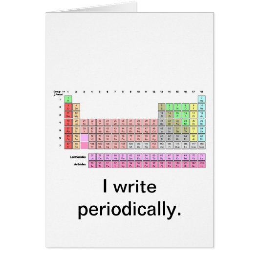 Periodically Cards (Front)