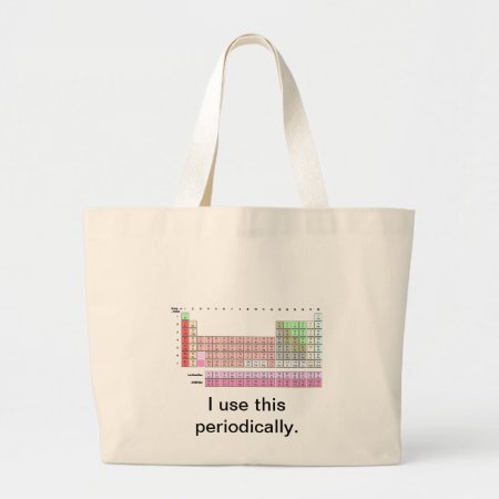 Periodically Large Tote Bag