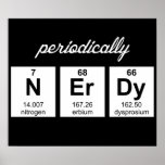 Periodically Nerdy Element Symbols Poster<br><div class="desc"></div>