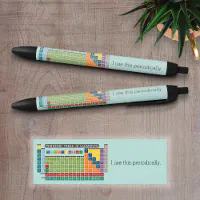 SArCaSm Periodic Table Elements Word Chemistry Black Ink Pen