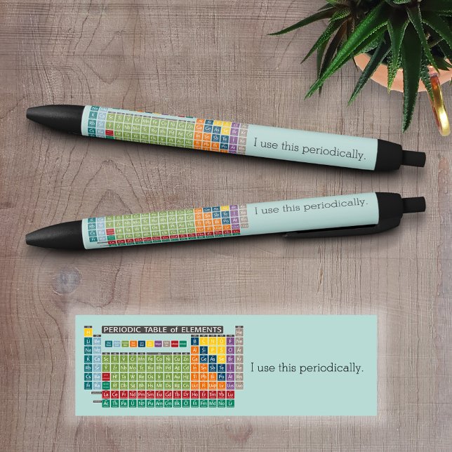 Periodically Periodic Table of Elements Pen (Periodic Table of Elements on a writing pen)