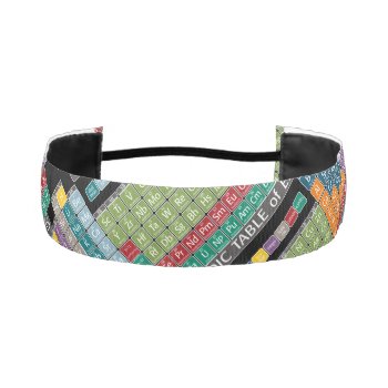 Periodically Periodic Table Of Elements - Students Athletic Headband by ForTeachersOnly at Zazzle