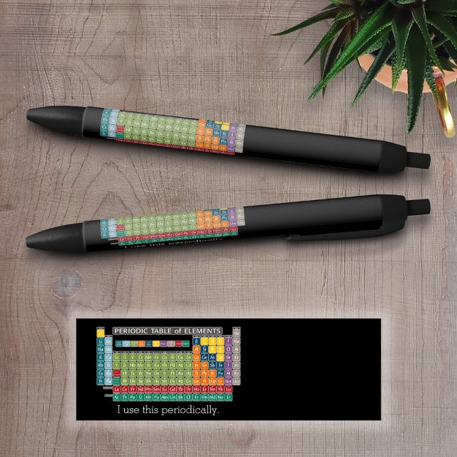 Periodically Periodic Table of Elements - Students Pen (Periodic Table of Elements on a writing pen)