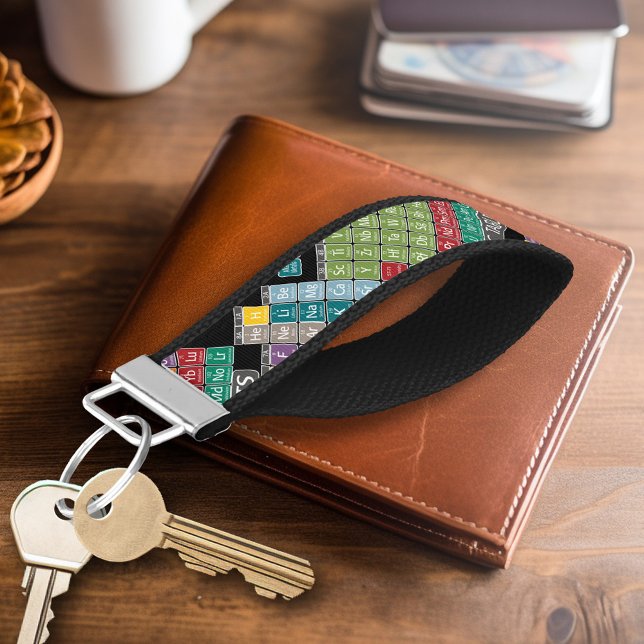 Periodically Periodic Table of Elements - Students Wrist Keychain (Periodic Table keychain)