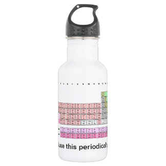 Periodically Stainless Steel Water Bottle
