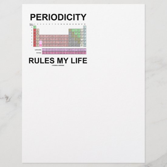 Periodicity Rules My Life (Periodic Table)