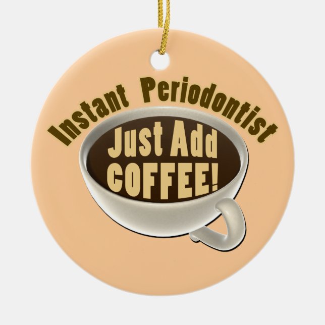 Periodontist Ceramic Ornament (Front)