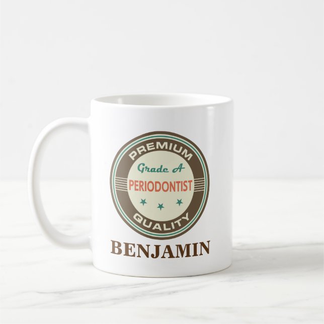 Periodontist Personalized Office Mug Gift (Left)
