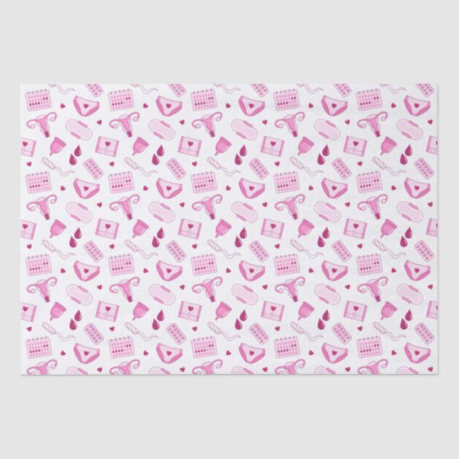 Periods Pattern Tissue Paper (Front)
