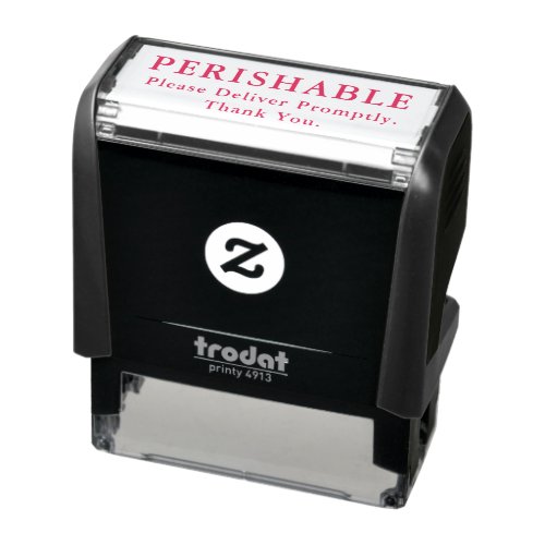 Perishable Stamp  use for mail