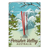 Perisher Valley Australia ski. (Front)
