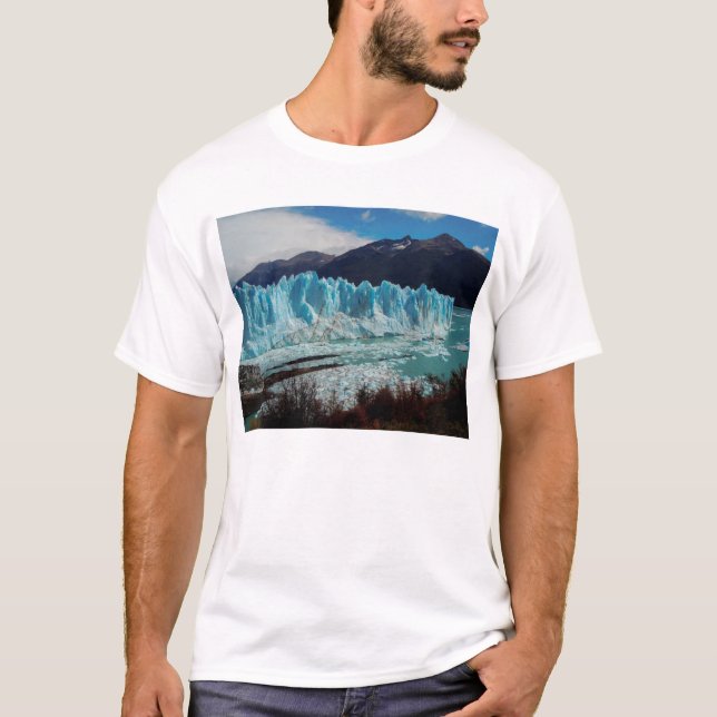 Perito Moreno Glacier Front In The Andes T-Shirt (Front)