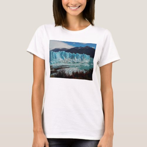 Perito Moreno Glacier Front In The Andes T_Shirt