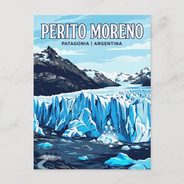 Perito Moreno Glacier Postcard (Front)