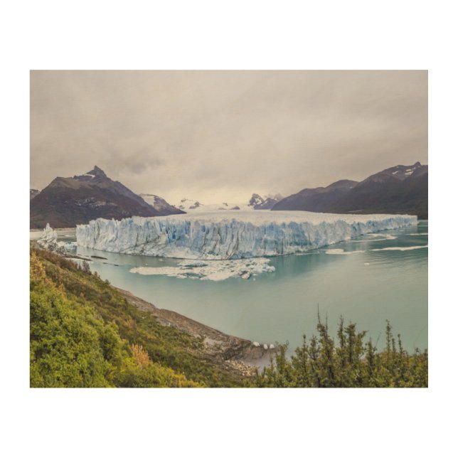 Perito Moreno Glacier Wood Wall Art (Front)
