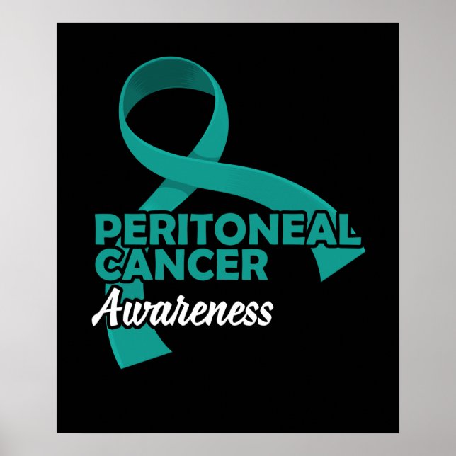 Peritoneal Cancer Awareness Gift for PPC Patients Poster (Front)