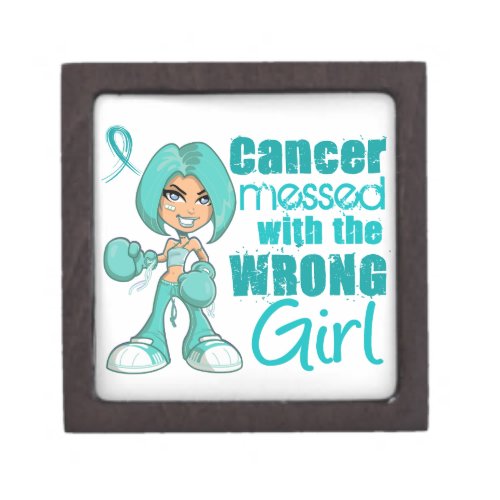 Peritoneal Cancer Messed With Wrong Girlpng Keepsake Box