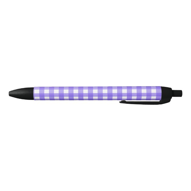 Periwinkle and white gingham pen (Bottom)