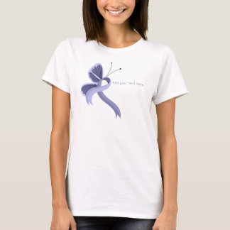 Periwinkle Awareness Ribbon Butterfly T-Shirt