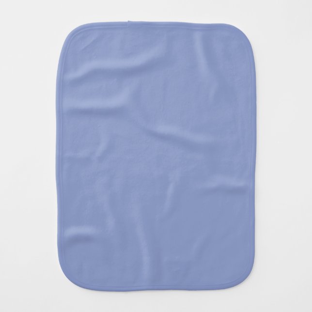 Periwinkle Baby Burp Cloth (Front)