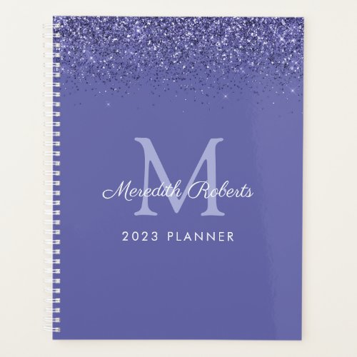 Periwinkle Blue 2023 Monogram Annual Planner