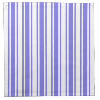 Periwinkle blue and white candy stripes