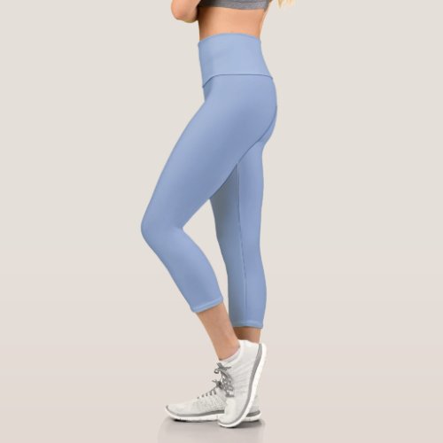 Periwinkle Blue Capri Leggings