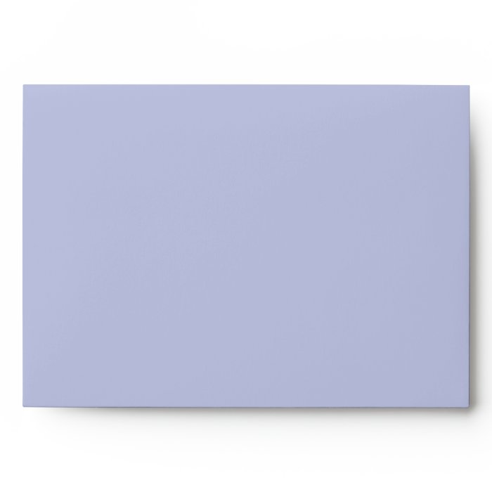 Periwinkle Blue Chevron Print Envelope