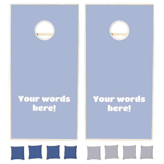 Periwinkle Blue Cornhole Set (Set)