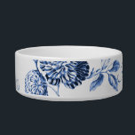 Periwinkle Blue Floral Toile Customize Pet Name Bowl<br><div class="desc">When you can’t carpet the world around you, Floral Toile It All! If you love floral toile, check out my store and go to Collections to see everything Floral Toile. See something you like but it’s not quite right, something is missing, or you need help customizing this product? Contact me,...</div>