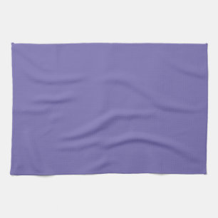 Periwinkle Blue Solid Color Custom Blank Template Kitchen Towel