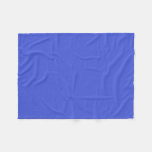 Periwinkle Blue Solid Color Fleece Blanket