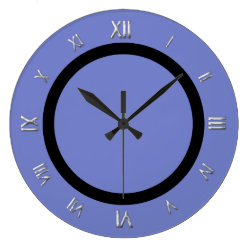 Periwinkle Blue Wall Clock