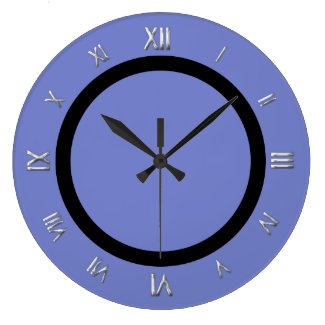Periwinkle Blue Wall Clock