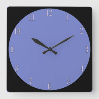 Periwinkle Blue Wall Clock