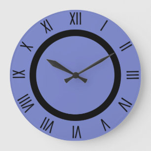 Periwinkle Blue Wall Clock