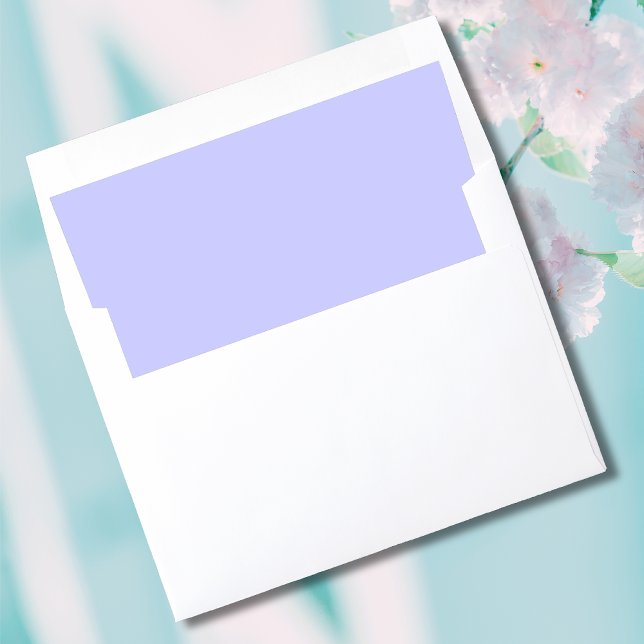 Periwinkle charm for delicate celebrations envelope liner (Creator Uploaded)