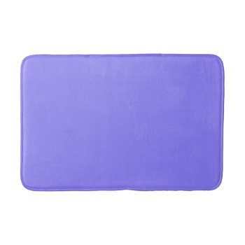Periwinkle Color (violet And Blue) Bath Mat by Virginia5050 at Zazzle