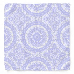 Periwinkle Dream Mandala Pattern Bandana