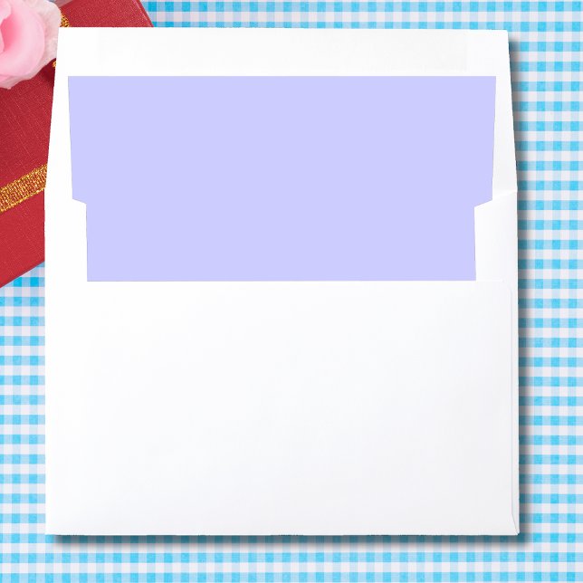 Periwinkle dreamy soft elegance solid color envelope liner (Creator Uploaded)