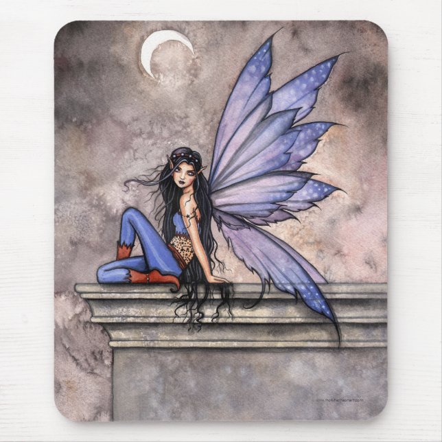 Periwinkle Fairy Mousepad by Molly Harrison (Front)
