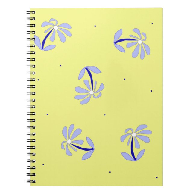 Periwinkle Flowers notebook (Front)
