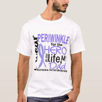Periwinkle For Hero 2 Dad Esophageal Cancer T-Shirt