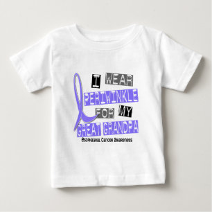 Periwinkle For My Great Grandpa Esophageal Cancer Baby T-Shirt