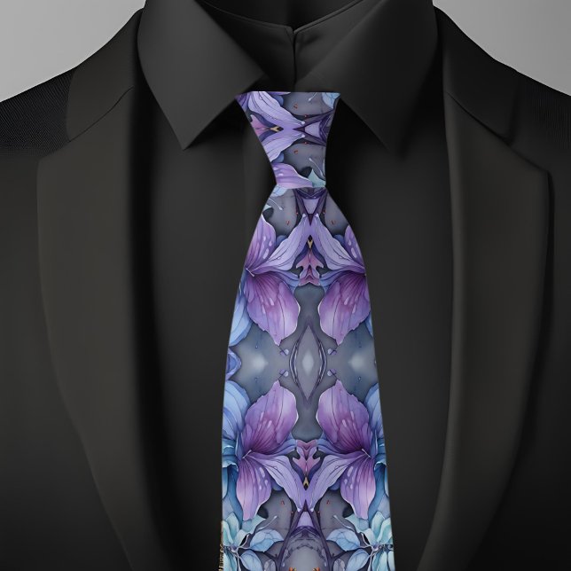 Periwinkle Garden Neck Tie (Creator Uploaded)