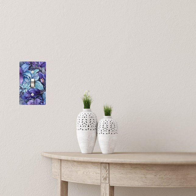 Periwinkle Garden Single Toggle Light Switch Cover (Creator Uploaded)
