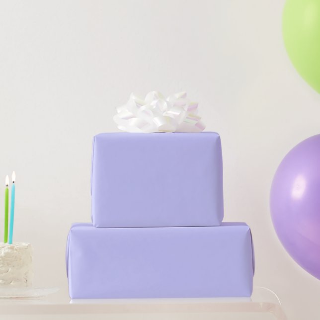 Periwinkle Glossy Wrapping Paper (Party Gifts)