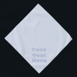 Periwinkle Gray Soft Pale White Pastel Solid Color Bandana<br><div class="desc">Bandana Perfect For Your Pets printed with Periwinkle Gray Soft Pale White Pastel Solid Color background illustration and select products by TheFabricSeal print on demand shop at Zazzle.com #ZazzleMade https://www.zazzle.com/store/thefabricseal TheFabricSeal©️Original.  Periwinkle is a color that is named after a flower of the same name. It is a light and subtle...</div>