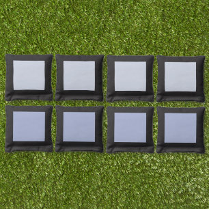 Periwinkle Gray Soft Pale White Pastel Solid Color Cornhole Bags